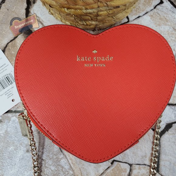 #bagsavenue fast ship  Cherry Pepper Red Love Shack Mini valentine kate spade - Picture 2 of 8